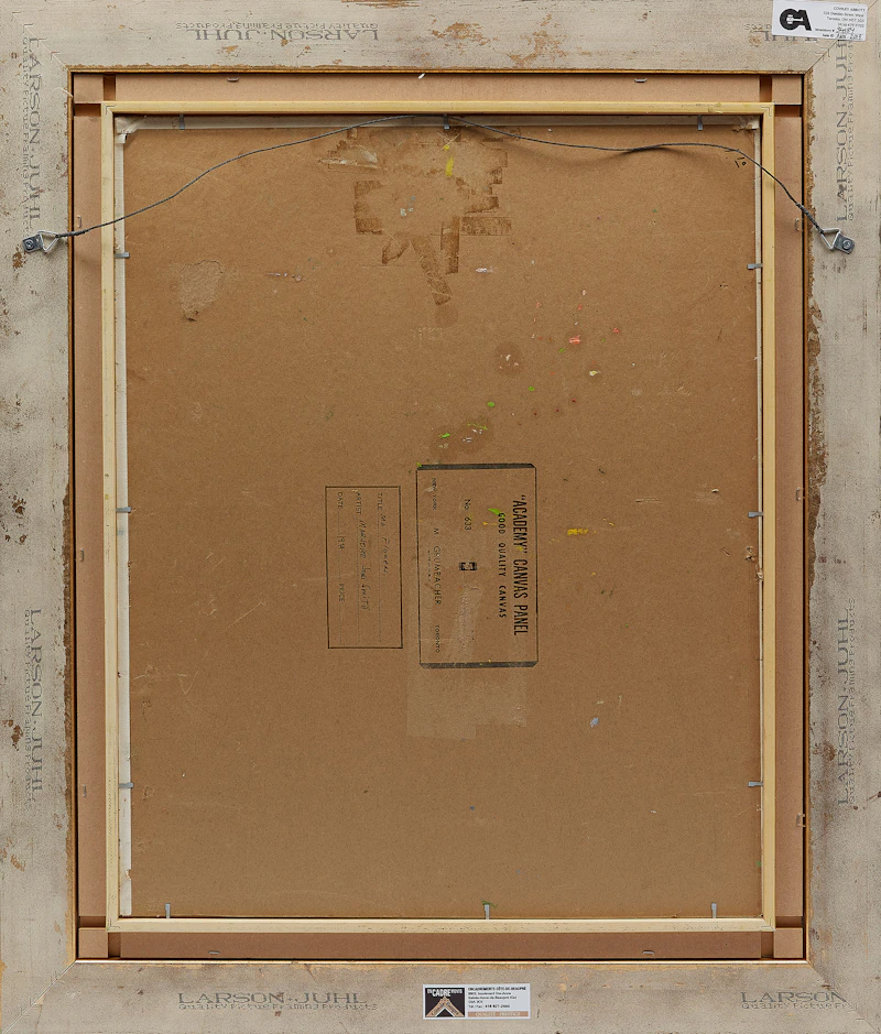 Marjorie (Jori) Smith, Me Flowers, oil on canvas board, 1974 - view 3