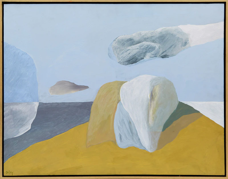 Toni Onley, Approaching Clouds, acrylic on board, 1970 - view 2