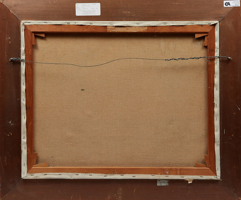 Stanley Morel Cosgrove, Paysage d’hiver , oil on canvas - view 3