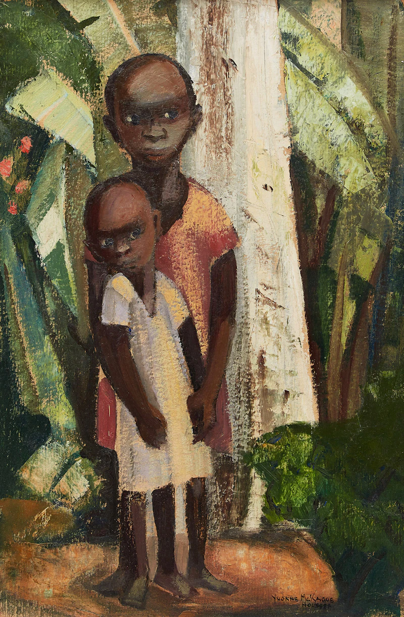 Untitled (Two Figures) by Yvonne McKague Housser