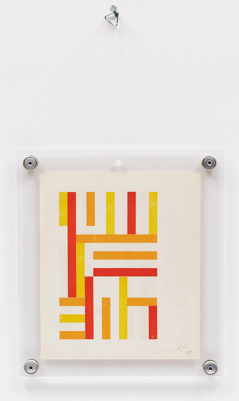 Claude Tousignant, Untitled, double-sided silkscreen, 1958 - view 4