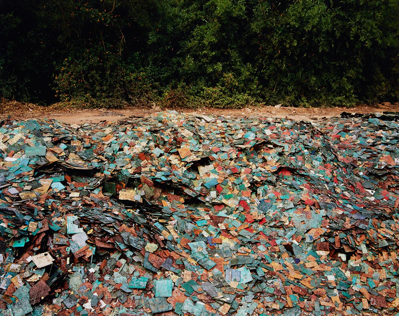 China Recycling #9, Circuit Boards, Guiyu, Guangdong Province, China by Edward Burtynsky