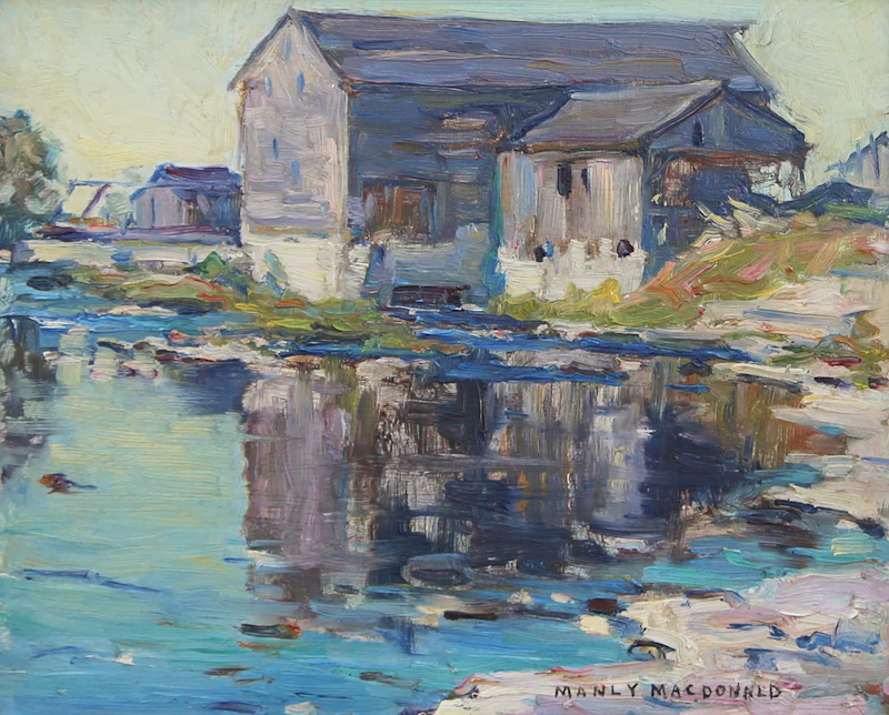 Landscape with Mill by Manly Edward MacDonald