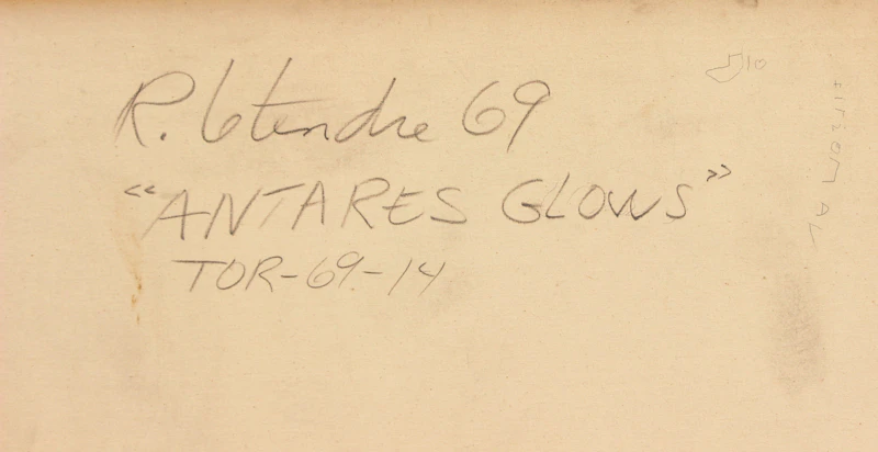 Rita Letendre, Antares Glows, acrylic on canvas, 1969 - view 3