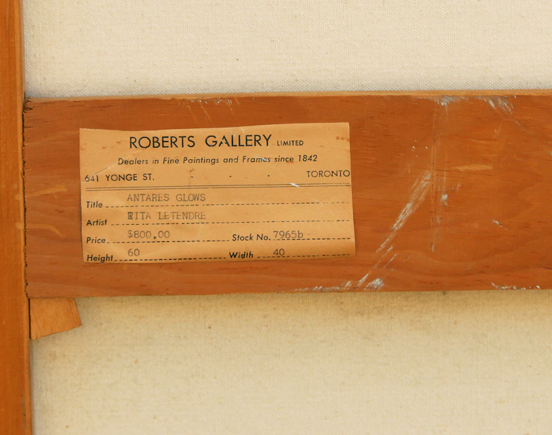 Rita Letendre, Antares Glows, acrylic on canvas, 1969 - view 4