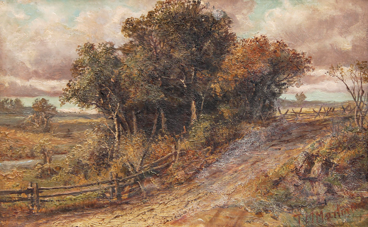 Thomas Mower Martin, Country Path , oil on canvas