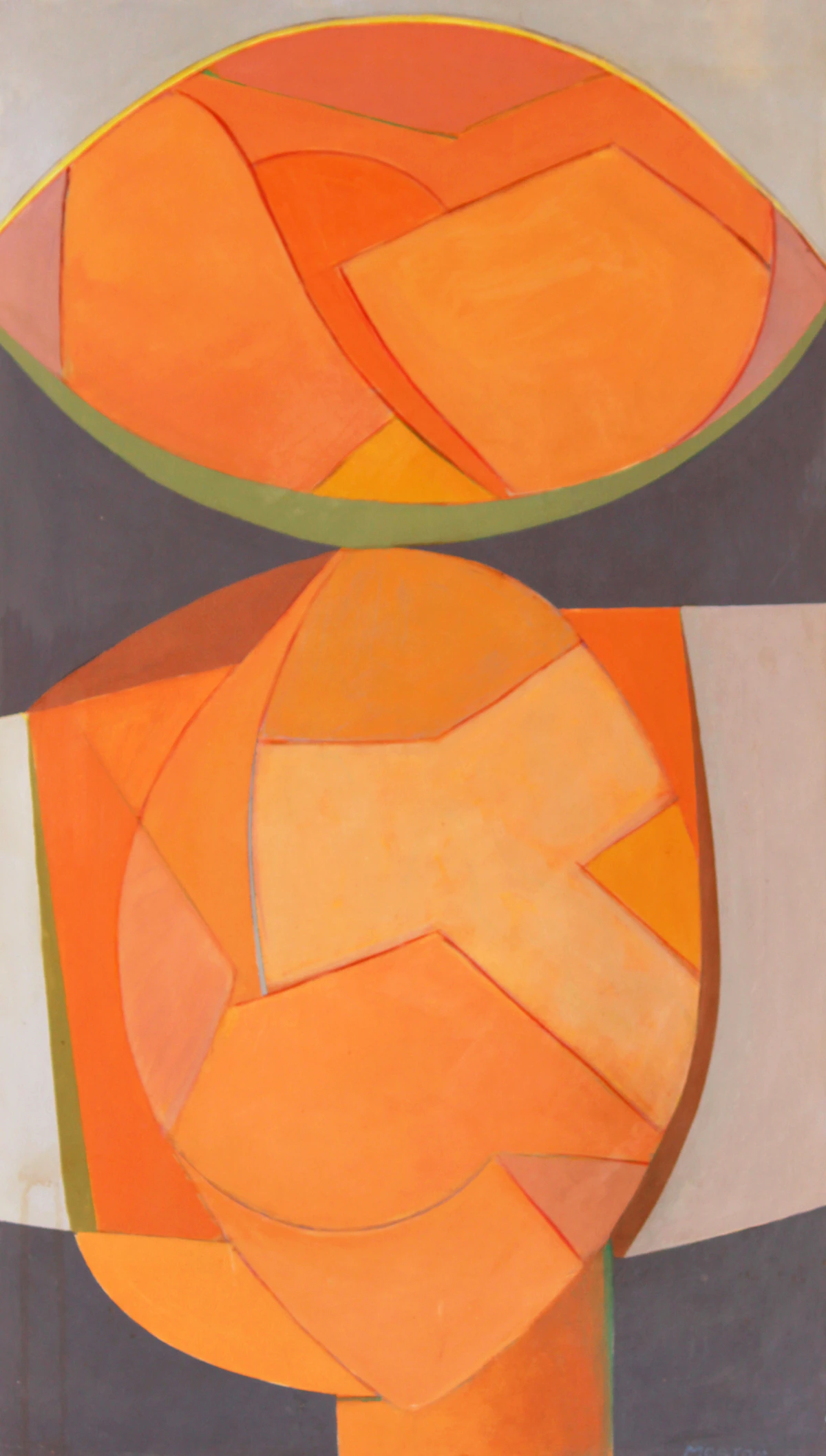Douglas Gibb Morton, Untitled Abstraction, oil on board