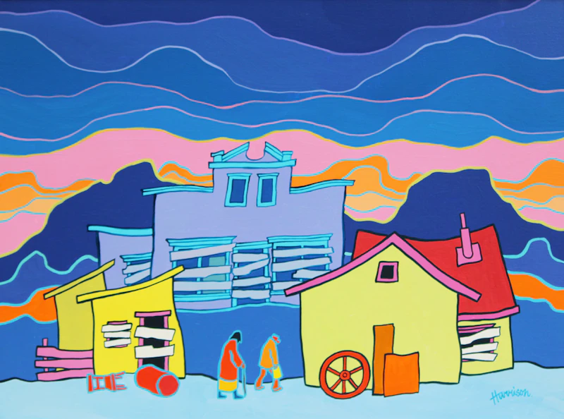 Deserted Memories by Ted Harrison