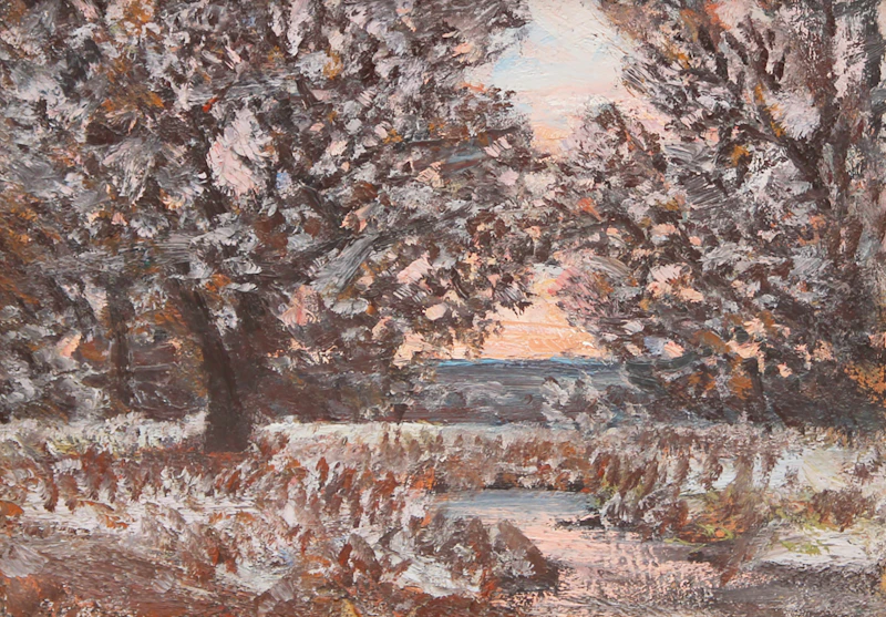 Landscape at Dusk by Homer Ransford Watson