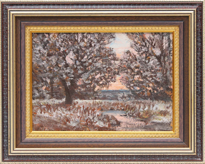 Homer Ransford Watson, Landscape at Dusk, oil on board - view 2