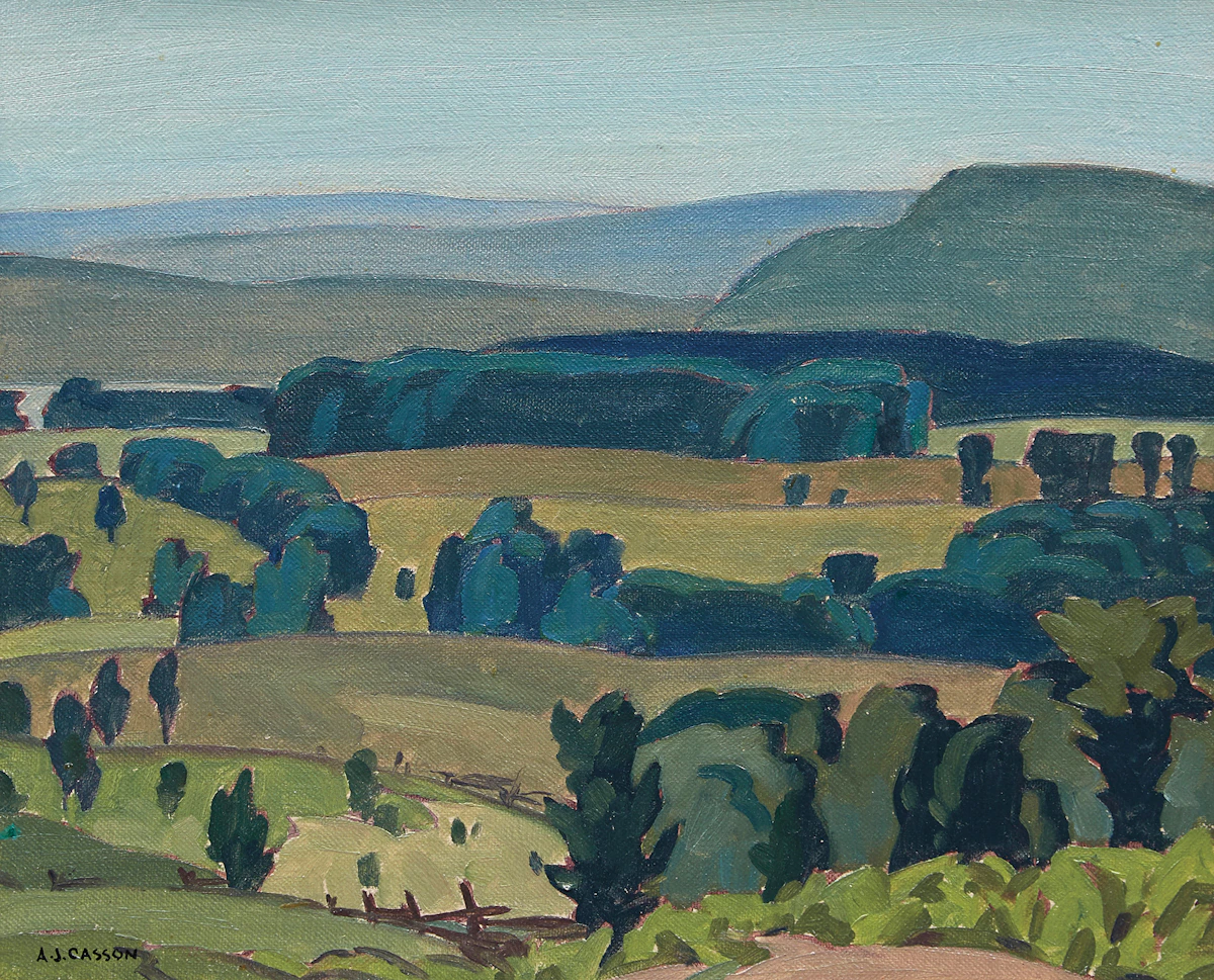 Alfred Joseph Casson, Haliburton, oil on canvas, 1939