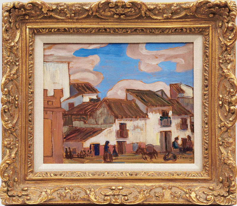 Frederick Grant Banting, Seville, Spain, 1933, oil on board - view 2