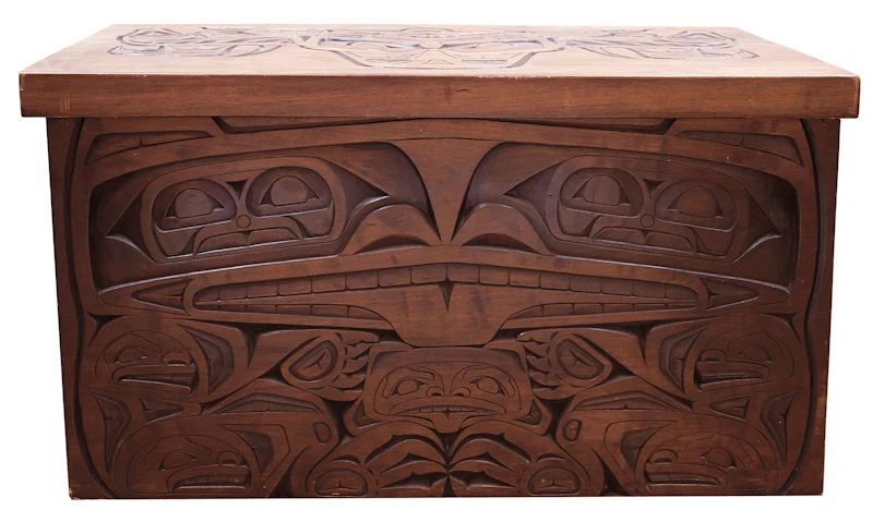 20th Century, Carved Chest