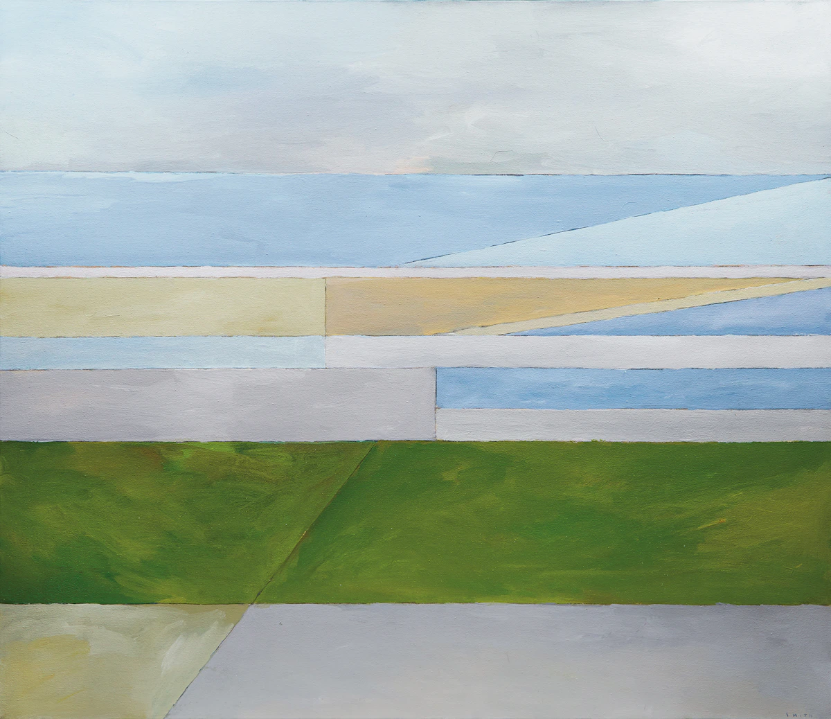 Gordon Appelbe Smith, Untitled, acrylic on canvas, 1973