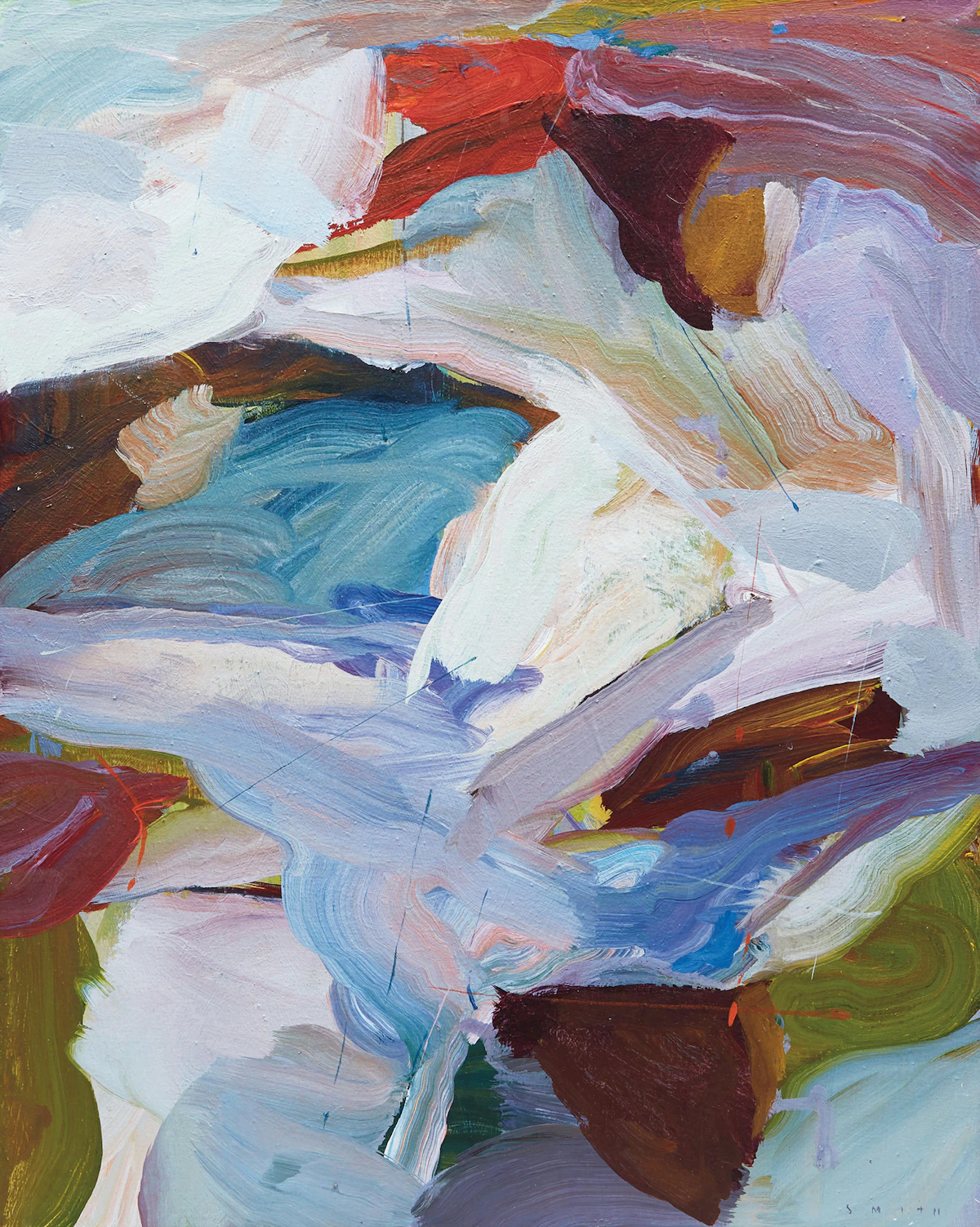 Gordon Appelbe Smith, Squamish #8 (A8), acrylic on canvas, 1985