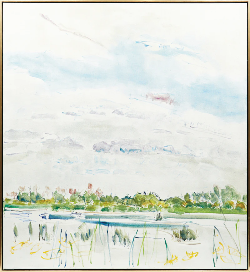 Dorothy Elsie Knowles, Reeds, oil on canvas, 1979 - view 2