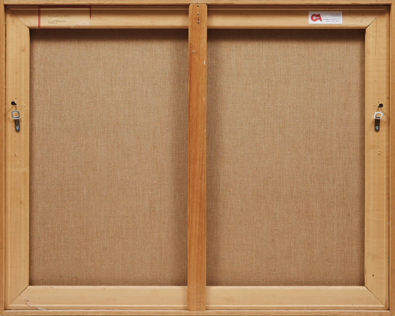 Kazuo Nakamura, Solitude, oil on canvas, 1973 - view 3