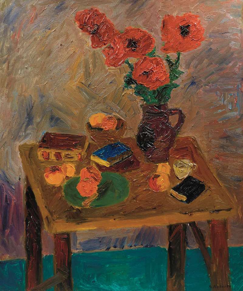 Still Life on a Table by William Goodridge Roberts