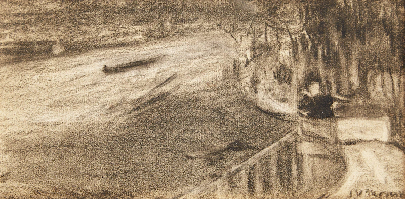 Riverside Promenade by James Wilson Morrice