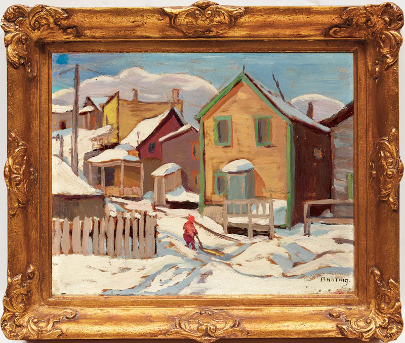 Frederick Grant Banting, Cobalt, oil on board, 1932 - view 2