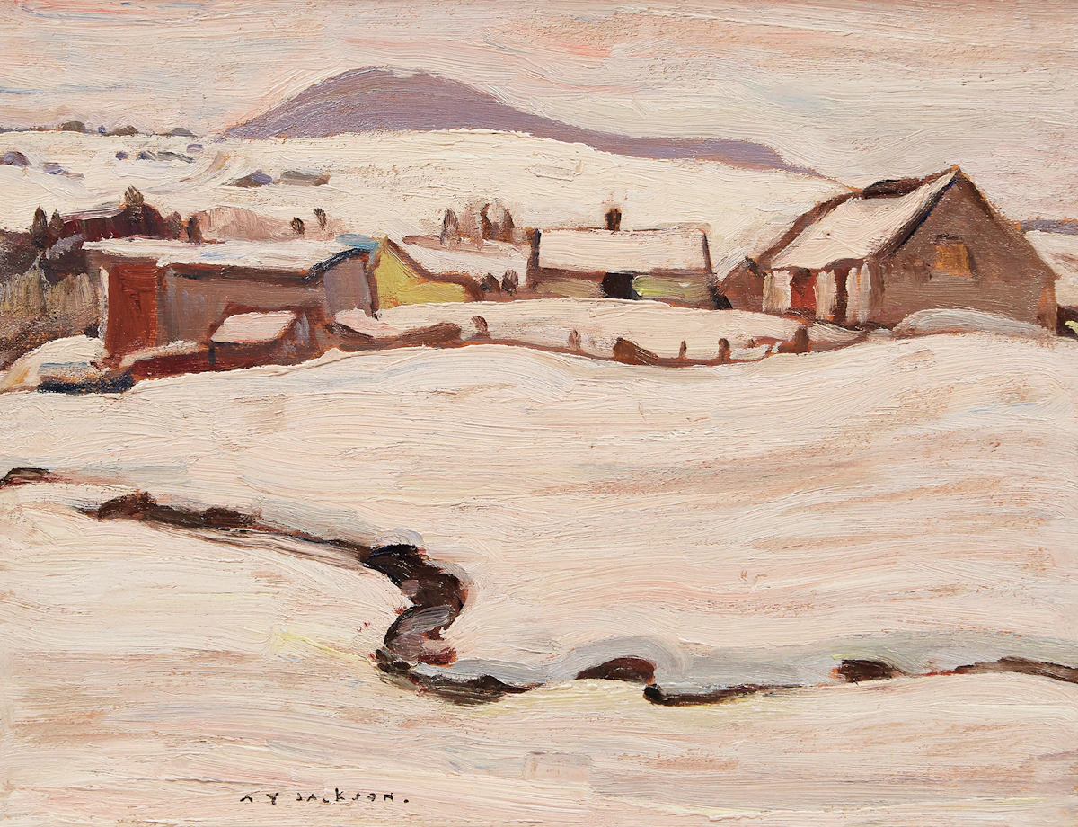 Alexander Young Jackson, St. Tite des Caps , oil on board