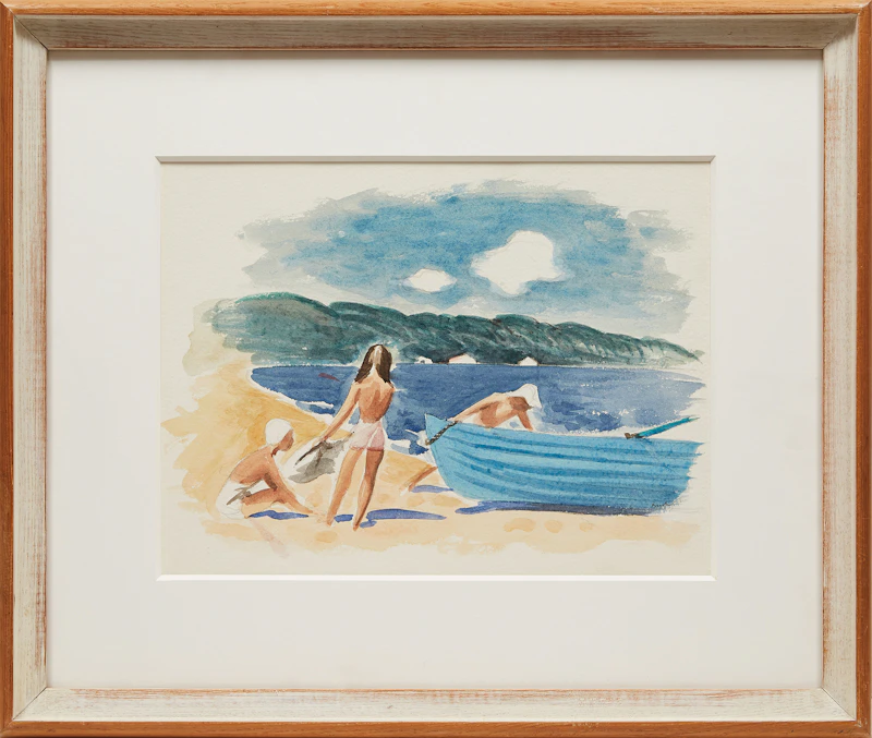 Jack Hamilton Bush, Summer Morning , watercolour and pencil, 1946 - view 2