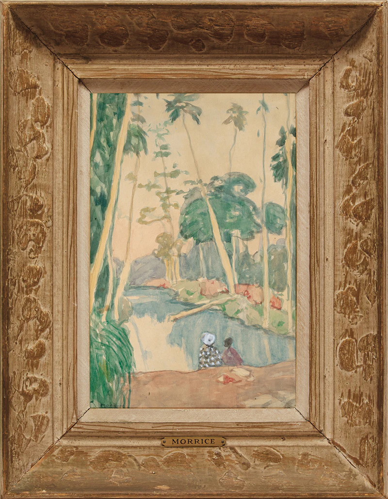 James Wilson Morrice, Study for “The Pond, West Indies” (circa 1916-1919), watercolour, circa 1916/19 - view 2
