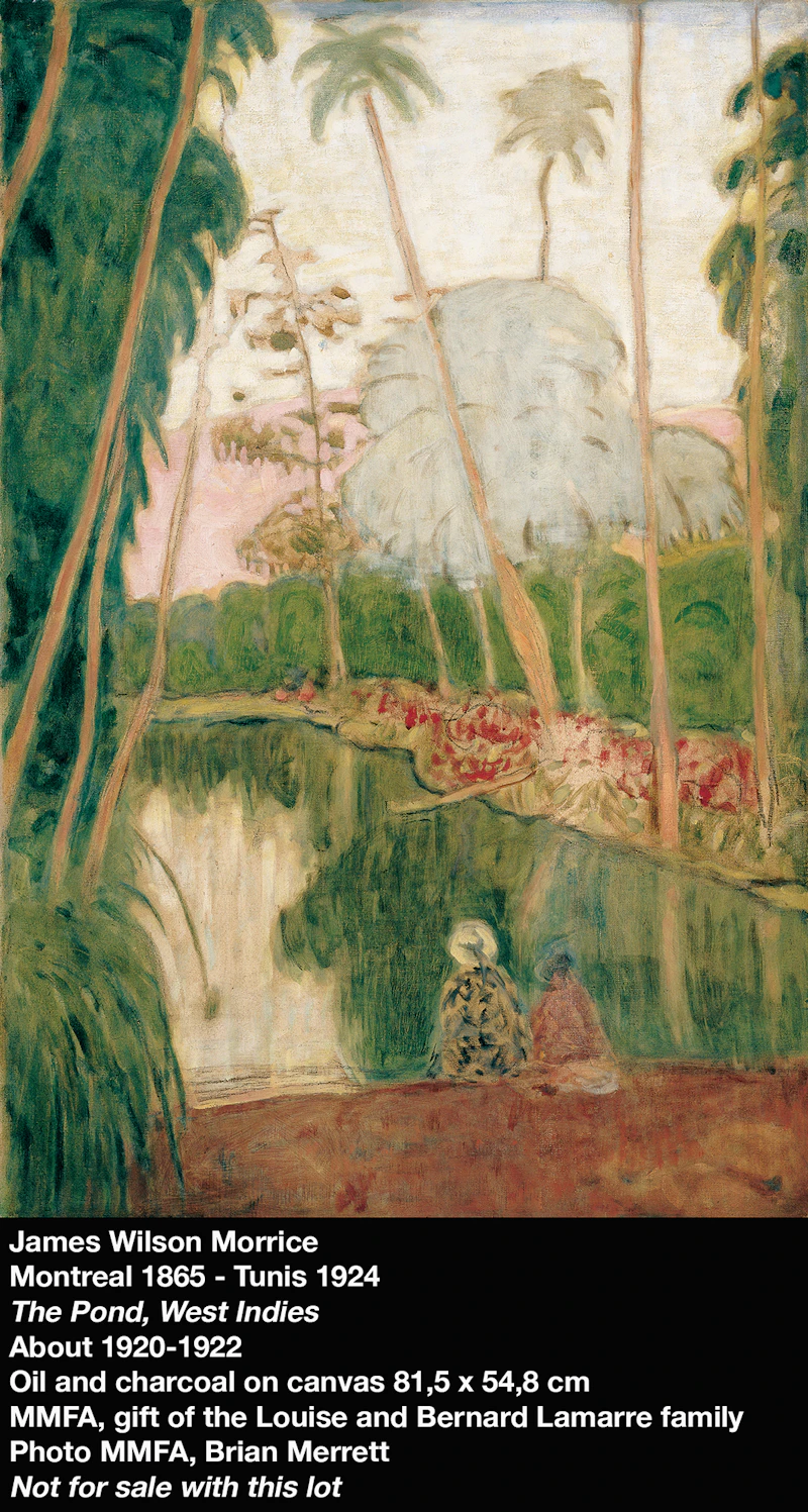 James Wilson Morrice, Study for “The Pond, West Indies” (circa 1916-1919), watercolour, circa 1916/19 - view 5