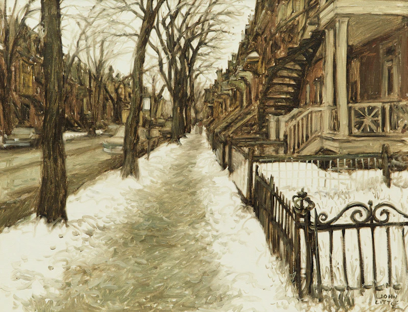 John Little, Les arbres de Rue Berri, Montreal