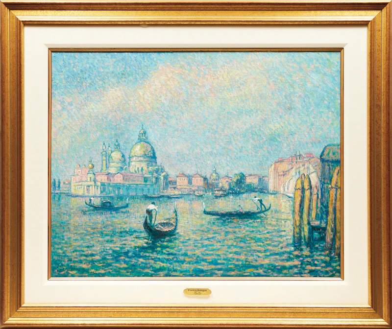 Frank Milton Armington, Grand Canal, Venice, oil on canvas, 1936 - view 2