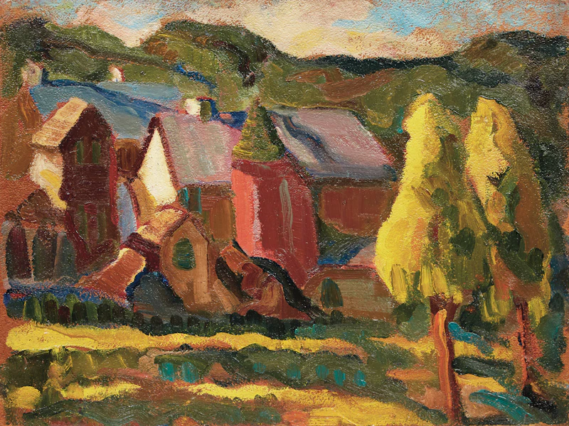 Farmstead, Eastern Townships by Henrietta Mabel May