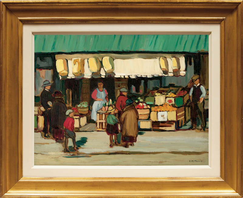 Kathleen Moir Morris, The Fruit Shop, Ottawa, oil on canvas - view 2