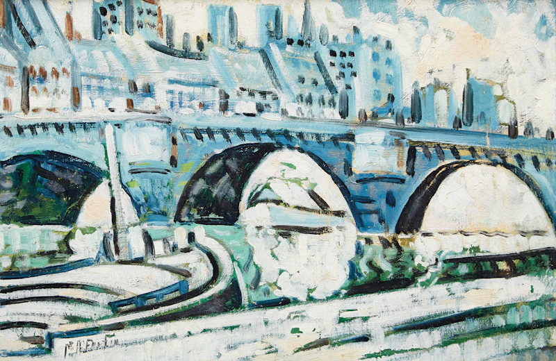 Marc-Aurèle Fortin, La Seine à Paris