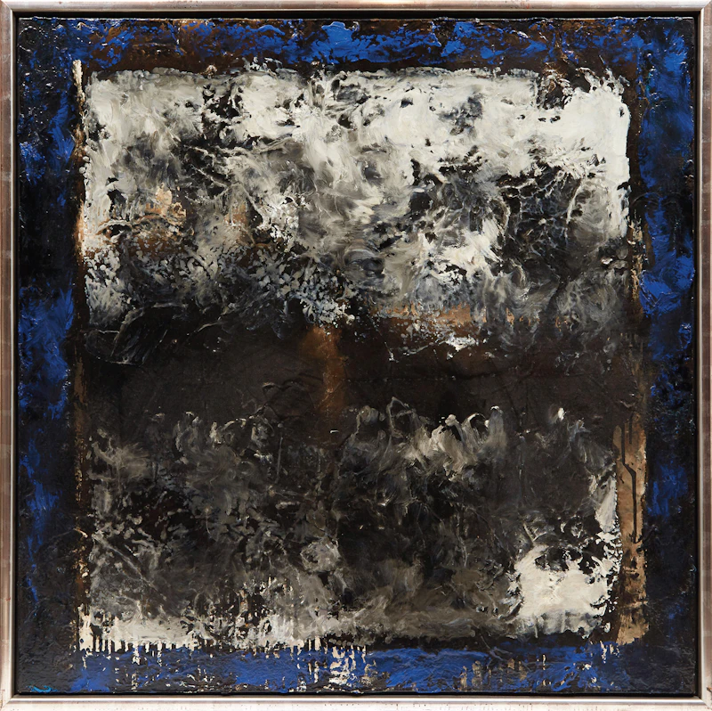 Jean Albert McEwen, Tableaux sans paroles #3, oil on canvas, 1973 - view 2