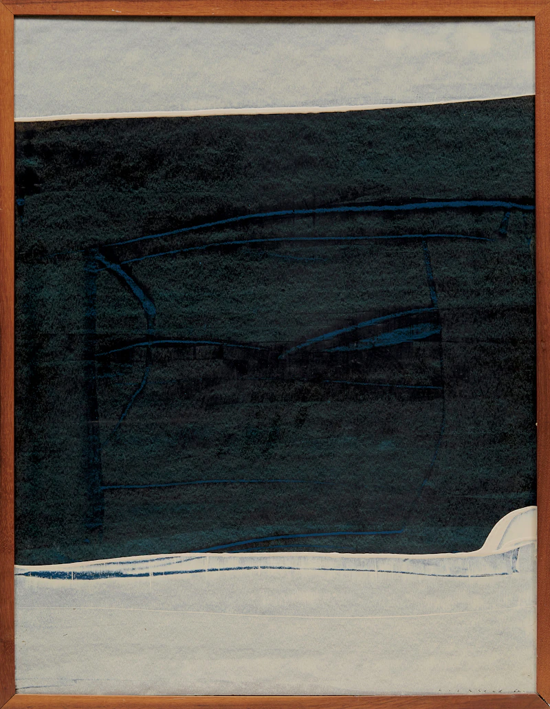 Kenneth Campbell Lochhead, Untitled, acrylic on paper on board, 1962 - view 2