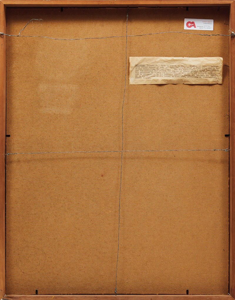 Kenneth Campbell Lochhead, Untitled, acrylic on paper on board, 1962 - view 3