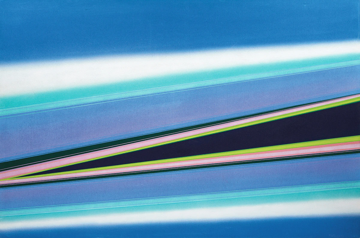 Rita Letendre, Abstraction , acrylic on canvas, 1974