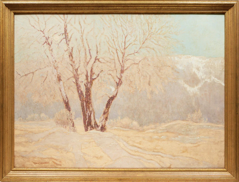 Frank Hans Johnston, Halcyon Morn, oil on board, circa 1933/34 - view 2