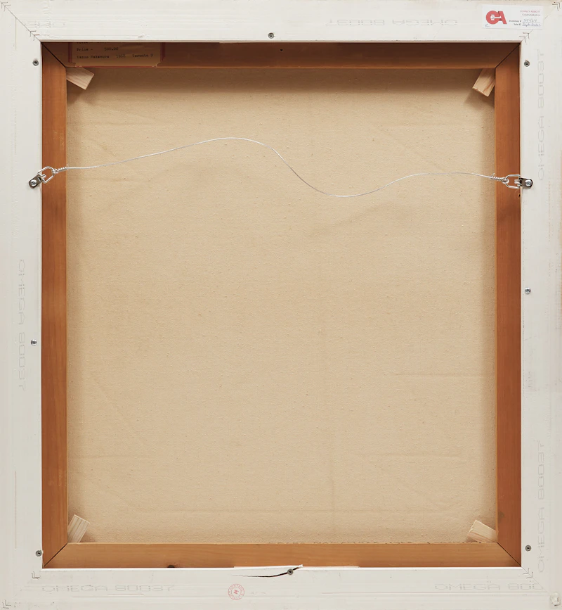 Kazuo Nakamura, Suspension 5, oil on canvas, 1968 - view 3