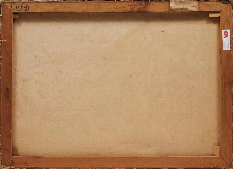 William Goodridge Roberts, Still Life with Tablecloth, oil on canvas - view 2