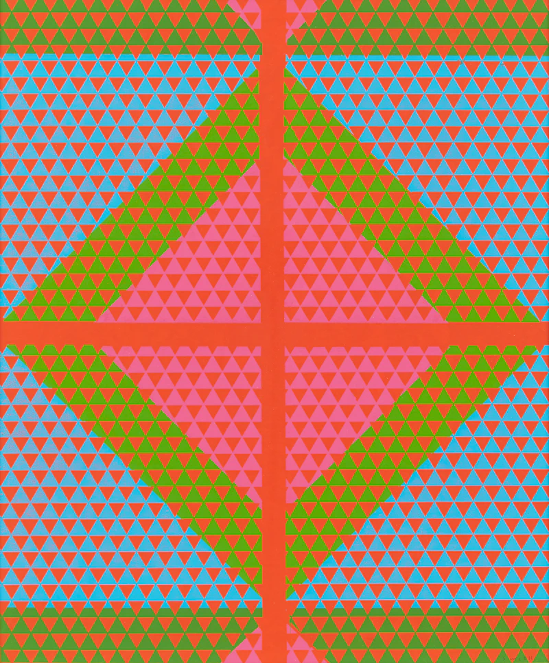 Untitled Abstraction (“Op Art”) by Gordon Appelbe Smith