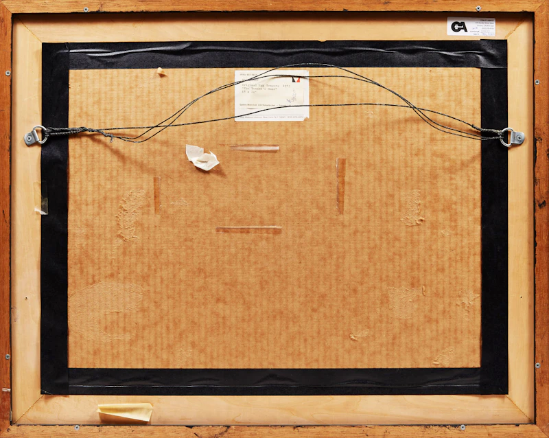 Kenneth Danby, The Tenant’s Door, egg tempera on board, 1975 - view 3