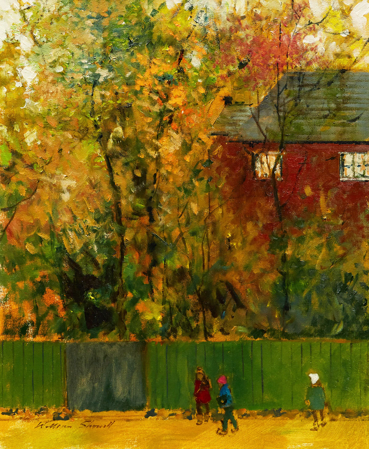 William Showell, October in Westmount, oil on canvas, 1981