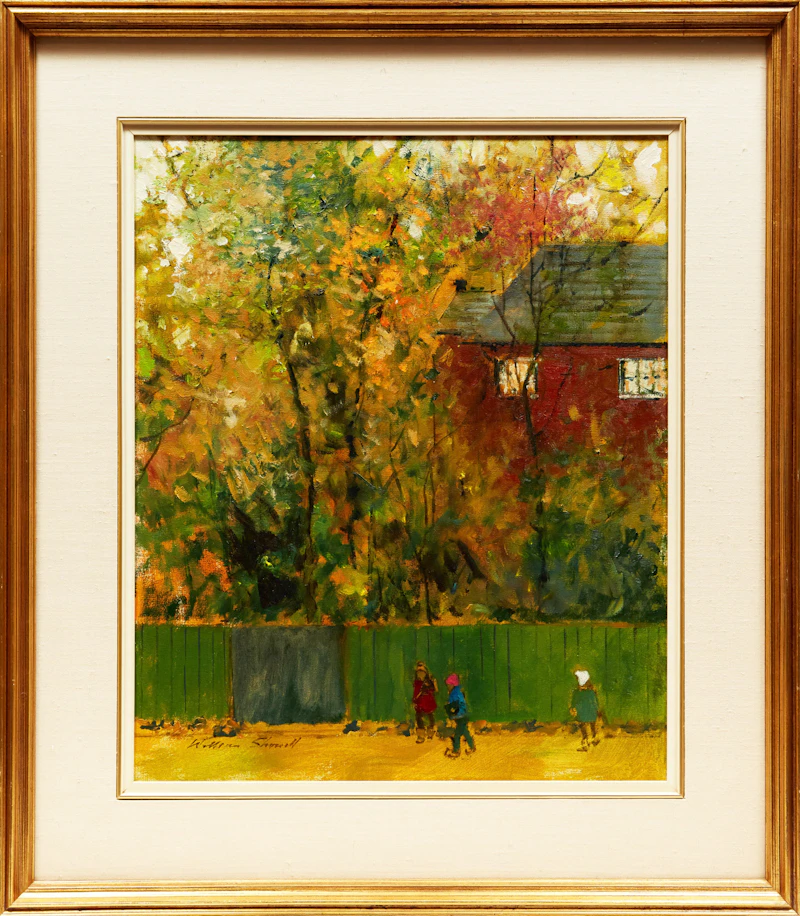 William Showell, October in Westmount, oil on canvas, 1981 - view 2