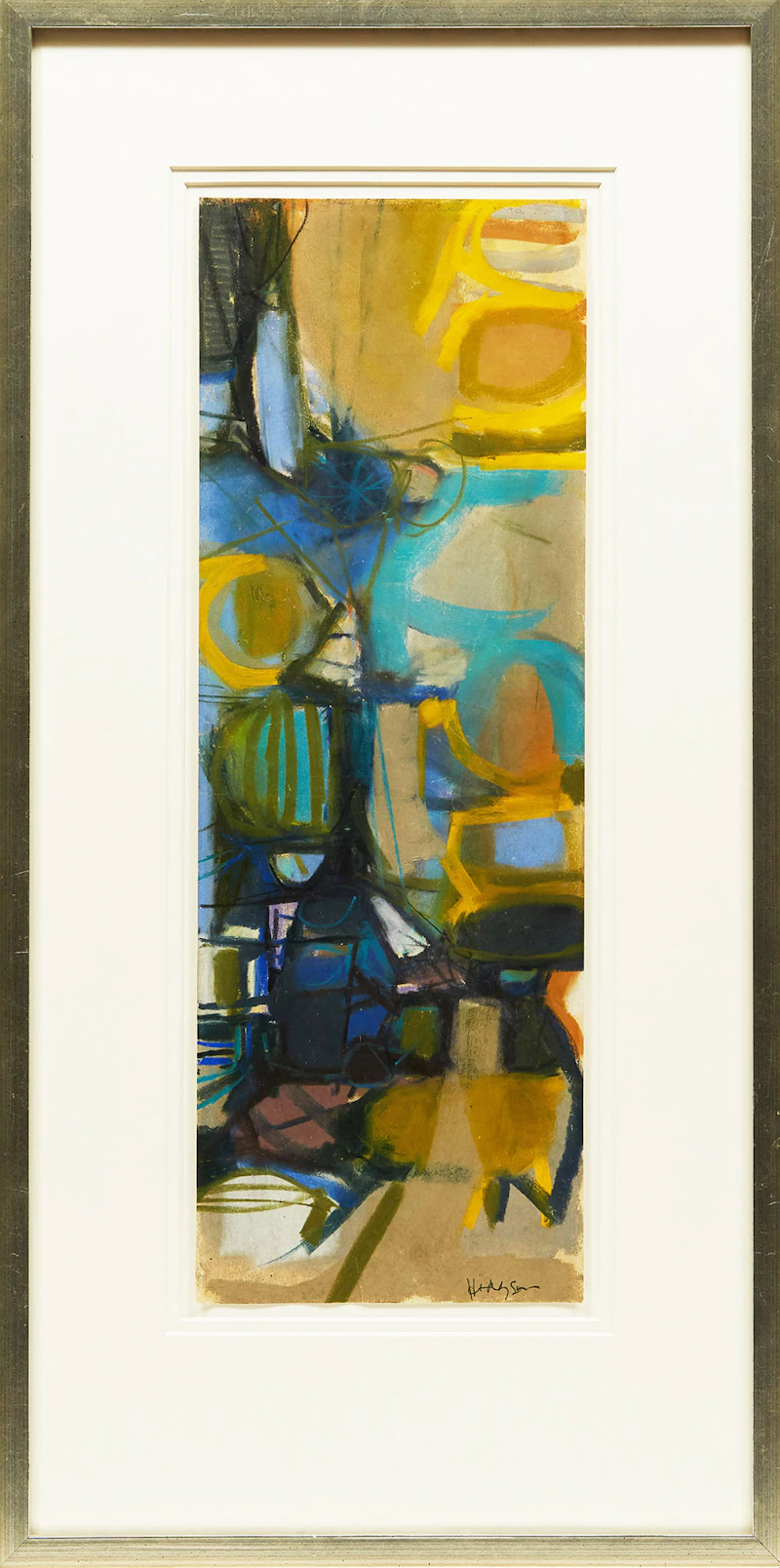 Thomas Sherlock Hodgson, Abstraction , mixed media on paper - view 2