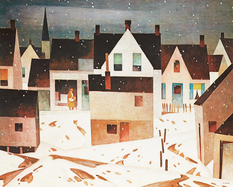 Alfred Joseph Casson, Autumn Afternoon; Village House; Lake Flurry, three colour serigraphs - view 7