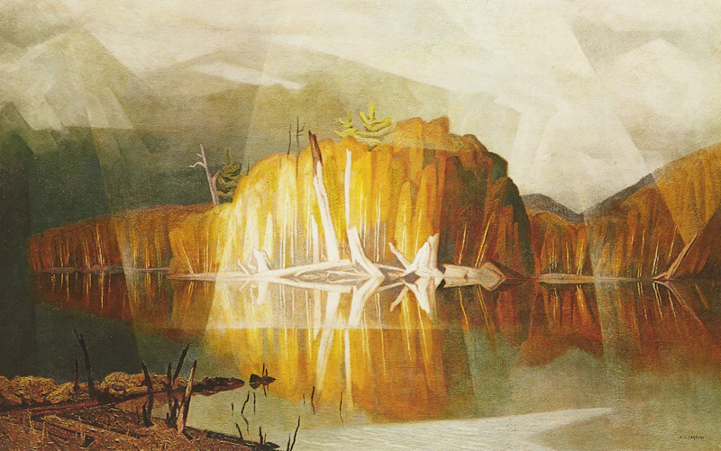 Alfred Joseph Casson, Sturgeon Bay; Mist, Rain and Sun; Snow Flurries, three colour serigraphs - view 7