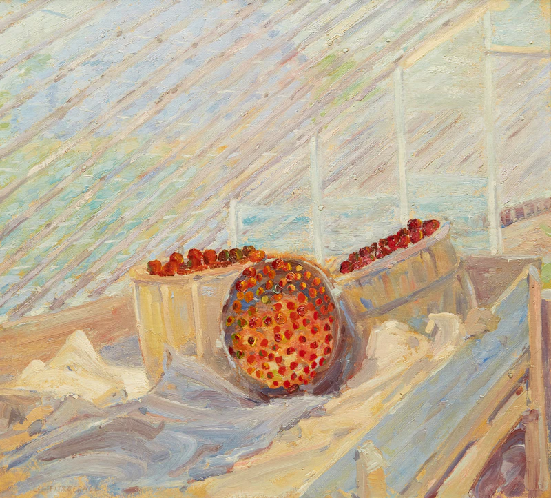 Apples and Greenhouse by Lionel LeMoine FitzGerald