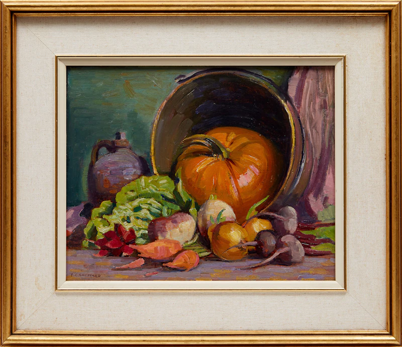 Peter Clapham Sheppard, Harvest Still Life 