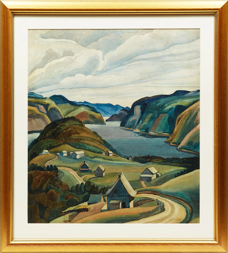 Peter Haworth, Saguenay, watercolour - view 2